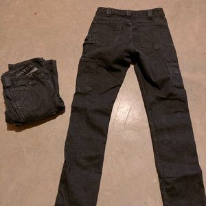 Womens Dovetail Maven Slim Pants 4/32 black denim